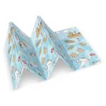 Mata piankowa edukacyjna składana 200 x 180 x 1 cm Nukido NK-340 ocean-ziemia