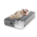 Materac dmuchany 191x 99x30cm z wbudowaną pompką elektryczną INTEX 64112