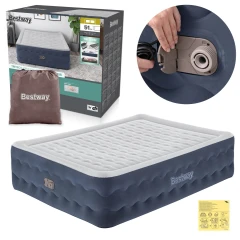 Materac dmuchany 203x152x51 cm z wbudowaną pompką elektryczną Bestway 6716P