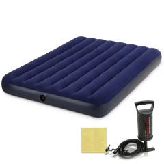 Materac dmuchany 191x137x22 cm z pompką tłokową INTEX 68758