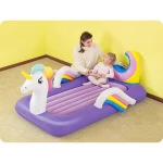 Materac dmuchany jednorożec 196x104x84 cm jednoosobowy Bestway 67713
