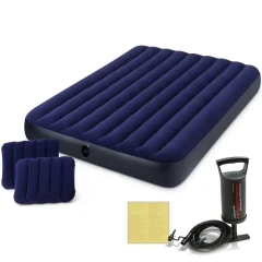 Materac dmuchany 203x152x22 cm z pompką tłokową INTEX 68765