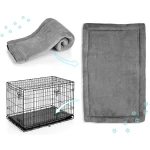 Metalowa klatka kennelowa dla psa + legowsko 91 x 57 x 62 cm PH-201