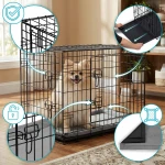 Metalowa klatka kennelowa dla psa + legowisko 75 x 45 x 54 cm PH-200