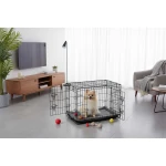 Metalowa klatka kennelowa dla psa + legowisko 75 x 45 x 54 cm PH-200