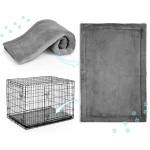 Metalowa klatka kennelowa kojec dla psa + legowisko 107 x 71 x 77 cm PH-202
