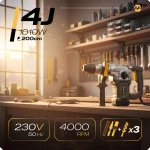 Młotowiertarka udarowa młot wiertarka 4J SDS PLUS 1010 W Humberg HM-430