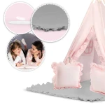 Namiot tipi dla dzieci NK-406 Nukido - jasno różowy 