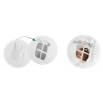 Namiot tipi dla dzieci z girlandą i światełkami - biały w strzały