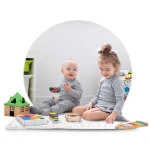 Namiot tipi dla dzieci ze światełkami Nukido - różowe w gwiazdki 