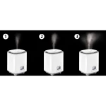 Nawilżacz powietrza Berdsen BD-502 biały