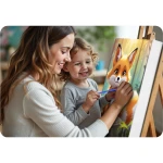 Obraz do malowania po numerach 40x50 cm Massido Lisek 