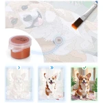 Obraz do malowania po numerach 40x50 cm Massido Lisek 