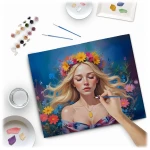 Obraz do malowania po numerach 40x50 cm Massido Portret kobiety 