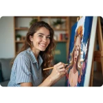 Obraz do malowania po numerach 40x50 cm Massido Portret kobiety 