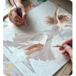 Obraz do malowania po numerach 40x50 cm Massido Tańcząca Kobieta