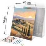Obraz do malowania po numerach 40x50 cm Massido Pejzaż 