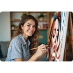 Obraz do malowania po numerach 40x50 cm Massido Portret kobiety 