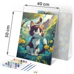 Obraz do malowania po numerach 40x50 cm Massido Kotek