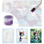 Obraz do malowania po numerach 40x50 cm Massido Kotek