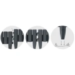 Obrzeże ogrodowe Plonos 220 cm PL-961 szare