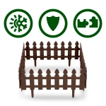 Obrzeże ogrodowe Plonos 240 cm PL-963 brązowe