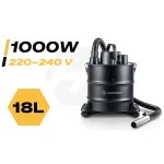Odkurzacz do popiołu kominka pieca grilla kominkowy 1000W HM-405