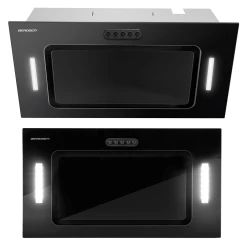 Okap kuchenny podszafkowy 52cm czarny BE-52A 