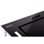 Okap kuchenny podszafkowy 52cm czarny BE-52A 