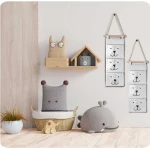 Organizer wiszący na zabawki NK-403 Nukido - szary 