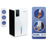 Osuszacz powietrza - pochłaniacz wilgoci 800ml/24h higrostat Berdsen BD-856 biały