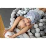 Otulacz do łóżeczka Ricokids 3m - fioletowo-szary 