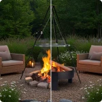 Ruszt na ognisko trójnóg 80 cm Berdsen BD-884