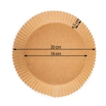 Papier do pieczenia w frytkownicy 16 cm Berdsen - 80 szt