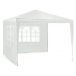 Pawilon ogrodowy 2 scianki 3 x 3m biały Plonos