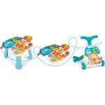 Pchacz stolik edukacyjny 3w1 RK-810 biało-niebieski 