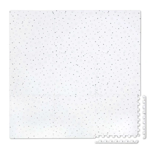 Piankowa mata puzzle gwiazdki 50 x 50 cm 9 szt