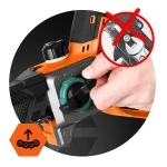 Piła łańcuchowa akumulatorowa 4.0Ah gałęziówka 10" 8" pilarka Humberg HM-437