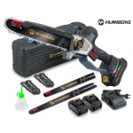 Piła łańcuchowa akumulatorowa 2x2,0 Ah PRO gałęziówka 10" 8" pilarka Humberg HM-437