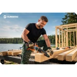 Piła łańcuchowa akumulatorowa 2x2,0 Ah PRO gałęziówka 10" 8" pilarka Humberg HM-437