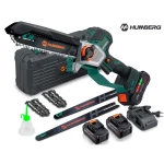 Piła łańcuchowa akumulatorowa 2x2,0 Ah PRO gałęziówka 10" 8" pilarka Humberg HM-437