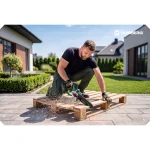 Piła łańcuchowa akumulatorowa 2x2,0 Ah PRO gałęziówka 10" 8" pilarka Humberg HM-437
