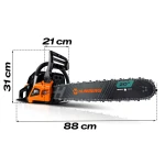 Piła spalinowa łańcuchowa pilarka do drewna 16" Humberg HM-660