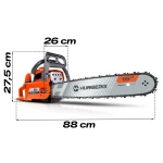 Piła spalinowa łańcuchowa pilarka do drewna 16" Humberg HM-661