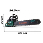 Piła spalinowa łańcuchowa pilarka do drewna 16" Humberg HM-665 + olej