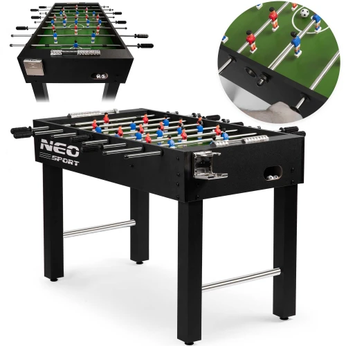 Stół do gry w piłkarzyki Neosport NS-402 czarny