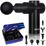 Pistolet do masażu ciała masażer 6 nakładek NS-504 Neo-sport czarny