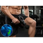 Pistolet do masażu ciała masażer 6 nakładek NS-504 Neo-sport czarny