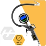 Pistolet do pompowania kół z manometrem cyfrowy wyświetlacz elektroniczny Humberg HM-260