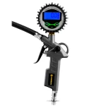 Pistolet do pompowania kół z manometrem cyfrowy wyświetlacz elektroniczny Humberg HM-260